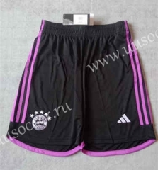 2023-24 Bayern München Away Black Thailand Soccer Shorts-2886