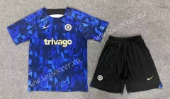 2023-24 Chelsea Blue Soccer Uniform-8975