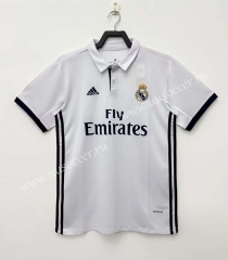 2016-17 Retro Version   Real Madrid  Home White   Thailand Soccer Jersey AAA-811