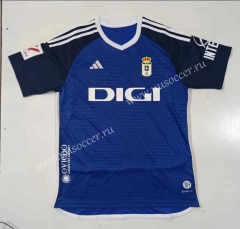2023-24 Real Oviedo Home Blue Thailand Soccer Jersey AAA-7T