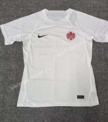 2023-24 Canada  Away White Thailand Soccer Jersey-709