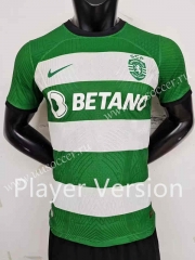 Player Version 2023-24  Sporting Clube de Portugal Home Green& White Thailand Soccer Jersey AAA-9926