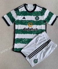 2023-24 Celtic Home White &Green Soccer Uniform-AY