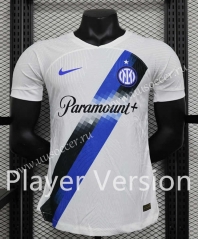 Player Version 2023-24 Inter Milan Away White Thailand Soccer Jersey AAA-888