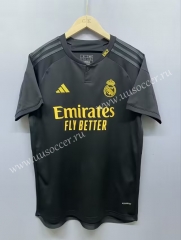 2023-24   Real Madrid 2nd Away Black  Thailand Soccer Jersey AAA-305