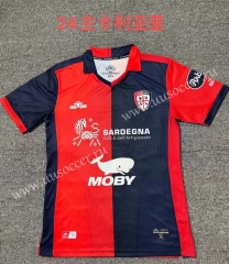 2023-24 Cagliari Calcio Home Red Thailand Soccer Jersey AAA