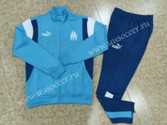 2023-24  Olympique de Marseille Cai Blue Jacket Uniform-GDP