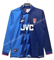 95-96 Retro Version Arsenal Away Blue Thailand LS Soccer Jersey AAA-811