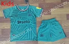 2023-24 Newcastle United Away Green kids Soccer Uniform-709