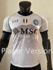 Player Version 2023-24 Napoli Away White Thailand  Soccer Jersey-SJ