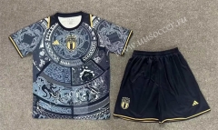 2023-24 Ver sace Italy Gray Soccer Uniform-8975