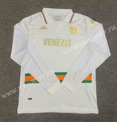 2023-24  Venezia F.C. Away White  LS Thailand Soccer Jersey AAA-512