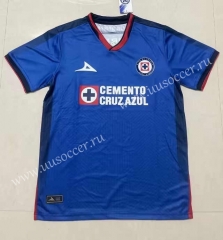 (s-4xl)2023-24 Cruz Azul Home Blue Thailand Soccer Jersey AAA-818