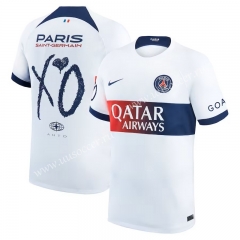 2023-24 Paris SG  White   Thailand Soccer jersey AAA