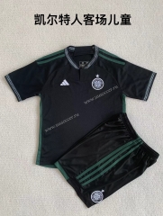 2023-24 Celtic Away Black Kids/Youth Soccer Uniform-AY
