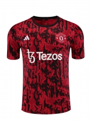 2023-24 Manchester United  Black& Red Thailand Soccer jersey AAA-418
