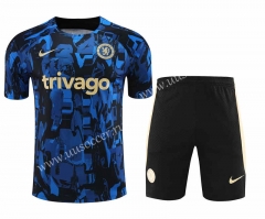 2023-24 Chelsea Black&Black Thailand Soccer Uniform-418