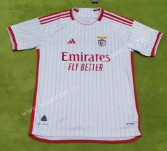 2023-24   Benfica  White Thailand Soccer Jersey AAA-9755