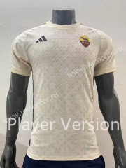 Player version 2023-24  AS Roma Away White Thailand Soccer Jersey AAA-518