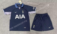 2023-24  Tottenham Hotspur Away Blue Soccer Uniform-8975