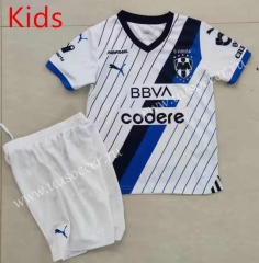 2023-24  Monterrey Away White  Soccer kids  Uniform-912