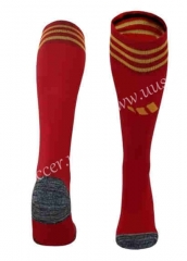 2023-24 Roma Home Red  Soccer Socks