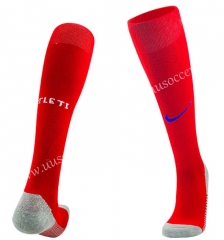 2023-24 Atlético Madrid Home Red  Thailand Soccer   Socks