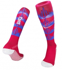 2023-24 Barcelona Home Red&Blue  Soccer Socks