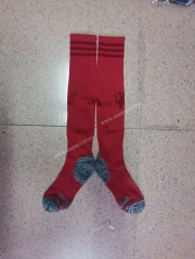 2023-24 Manchester United 2nd Away Red  Thailand Soccer Socks