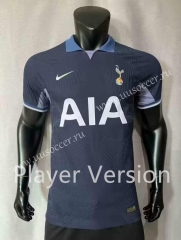 Player Version 2023-24 Tottenham Hotspur Away Royal Blue Thailand Soccer Jersey AAA-4691