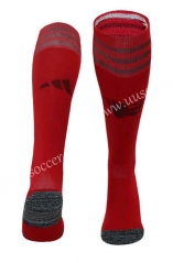 2023-24 Manchester United 2nd Away Red  Thailand Soccer Socks