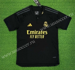 （s-4xl）2023-24   Real Madrid 2nd Away Black  Thailand Soccer Jersey AAA-403
