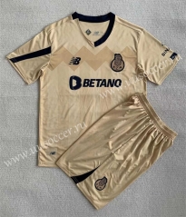 2023-24 Porto Away Yellow  Soccer Uniform-AY