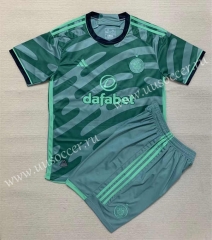 2023-24 Celtic 3rd Away Green Soccer Uniform-AY