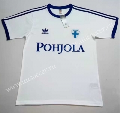 1982  Finland  Home White Thailand Soccer Jersey AAA-8381