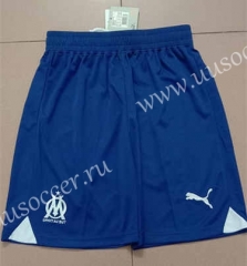 2023-24 Olympique Marseille Away Blue Thailand Soccer Shorts