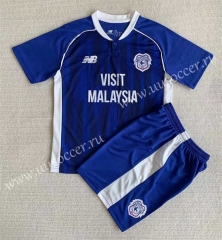 2023-2024 Cardiff City Home Blue Soccer Uniform-AY