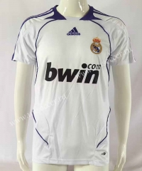 Retro Version 07-08 Real Madrid Home White Thailand Soccer Jersey AAA-503