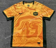 2023-2024 Australia Home Yellow Thailand Soccer Jersey AAA-4627