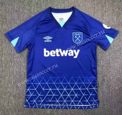 2023-24 West Ham United 2nd Away Blue Thailand Soccer Jersey AAA-417