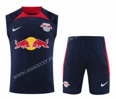 2023-24 RB Leipzig Royal Blue Soccer Vest uniform-418