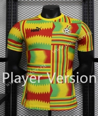 Player version 2023-24  Ghana Yellow  Thailand Soccer Jersey AAA-888