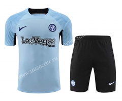 2023-2024 Inter Milan Light Blue Thailand Soccer Uniform-418