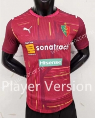 Player Version 2023-2024 Mouloudia Club d'Alger Red Thailand Soccer Jersey AAA-9926