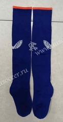 2023-24 Rangers 2nd Away Blue kids  Soccer Socks