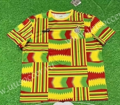 2023-24  Ghana Yellow  Thailand Soccer Jersey AAA-305