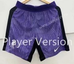 Player Version 2023-2024 Liverpool 2nd Away Purple Thailand Soccer Shorts