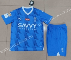 2023-24 Al Hilal  Home Blue Thailand Soccer Uniform-718