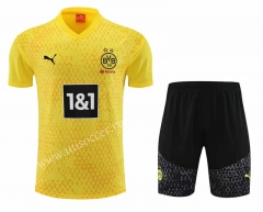 2023-2024 Borussia Dortmund Yellow Thailand Soccer Uniform-4627