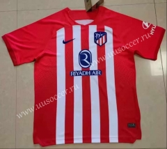 （s-4xl）Correct Version 2023-24  Atletico Madrid Home Red& White  Thailand Soccer Jersey-818